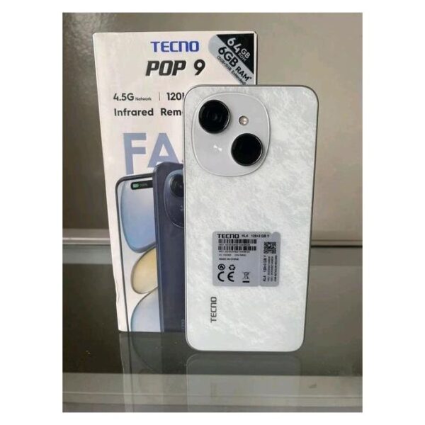 Tecno pop 9 – 6,67″ – 64Go Rom – (3+3)Go Ram – Image 2